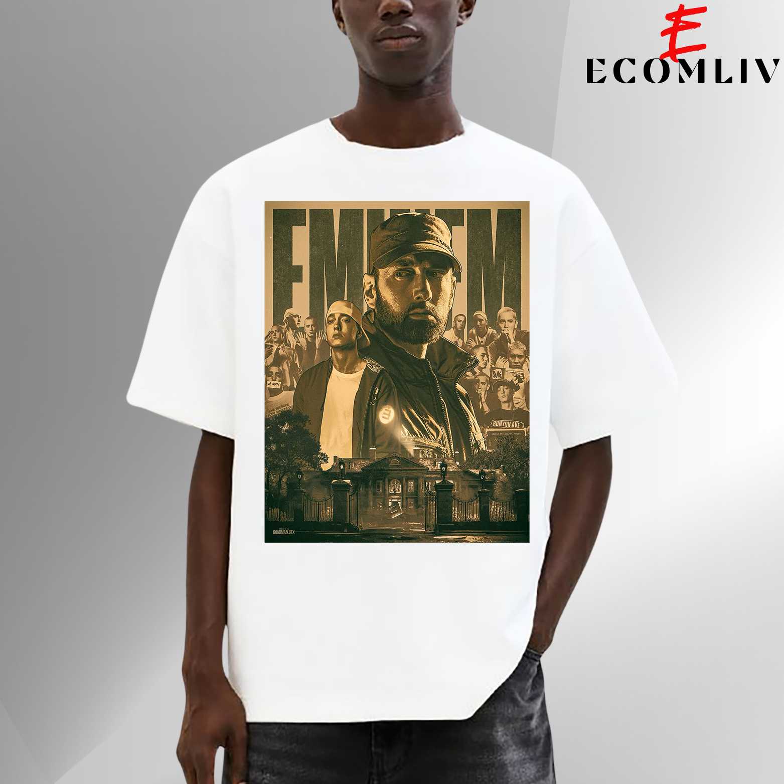 Eminem =retro Tee, Unisex T Shirt, Hip Hop Streetwear